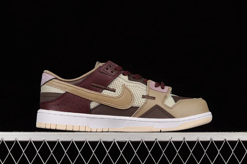 All categories Nk SB Dunk series Nk SB Dunk Low low-top skate shoes Nk Dunk Scrap stitching low-top skate shoes DH7450-100